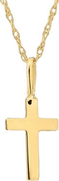 Mignonette 14k Gold Cross Necklace