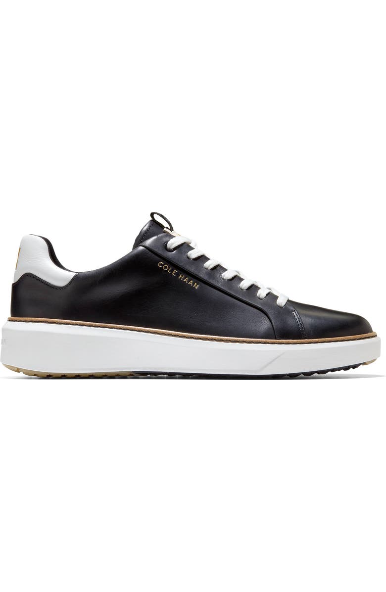 Cole Haan GrandPro Topspin Waterproof Golf Shoe, Alternate, color, Black / Woodbury / White