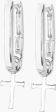 Rizen Jewelry Chain Breaker U Hoop Earrings