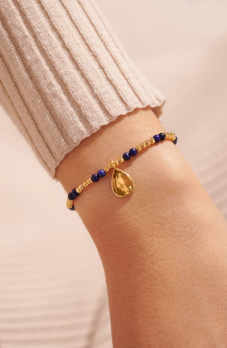 A Littles & Co Birthstone A Little September Bracelet in Gold-Tone Plating, Alternate, color, Metallic Gold