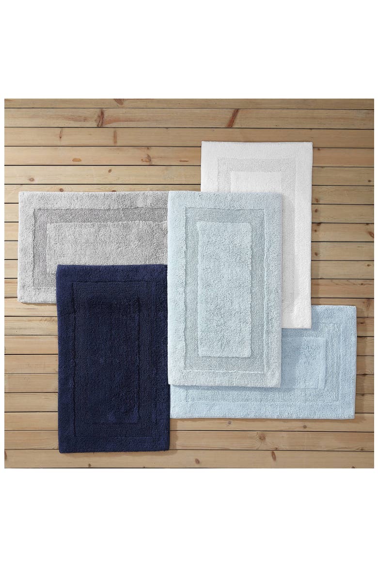 Long Branch Light Pastel Blue Bath Mat, Alternate, color, MEDIUM GREY