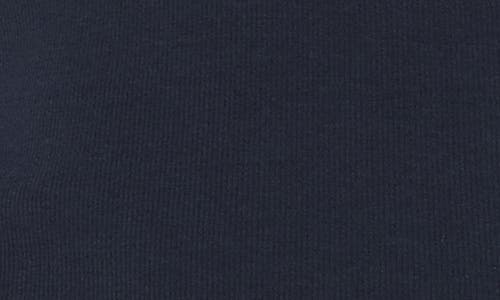 Nic + Zoe Nic+zoe Trimmed Knit Rib V-neck Top In Blue