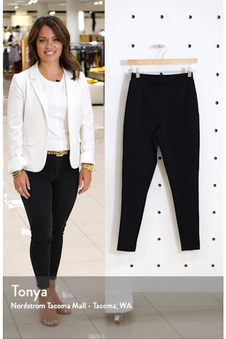 Essential High Waist Pintuck Ponte Leggings video