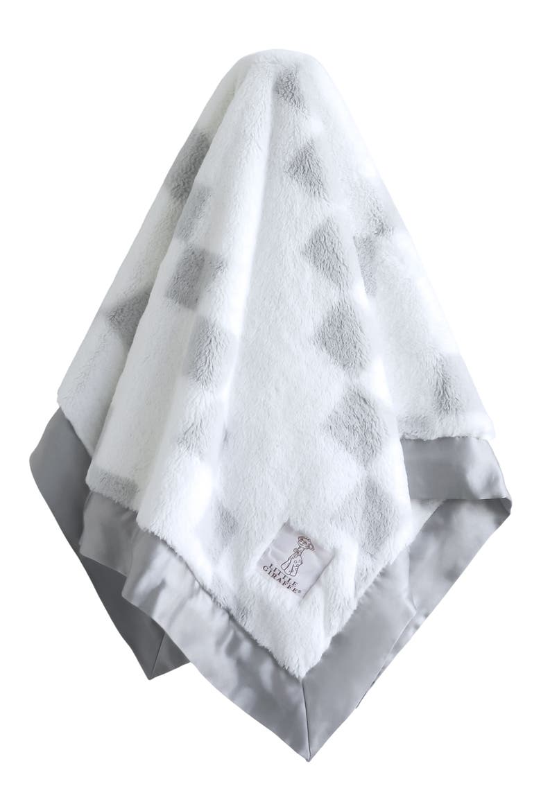 Stairway Luxe Strand Faux Fur Blanket, Alternate, color, SILVER