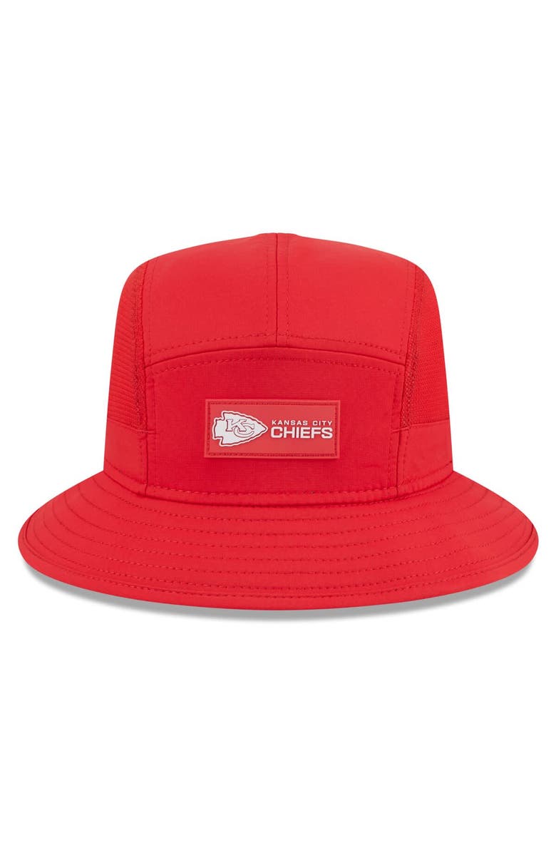 New Era Men's New Era Red Kansas City Chiefs 2025 Sideline Bucket Hat, Alternate, color, Red