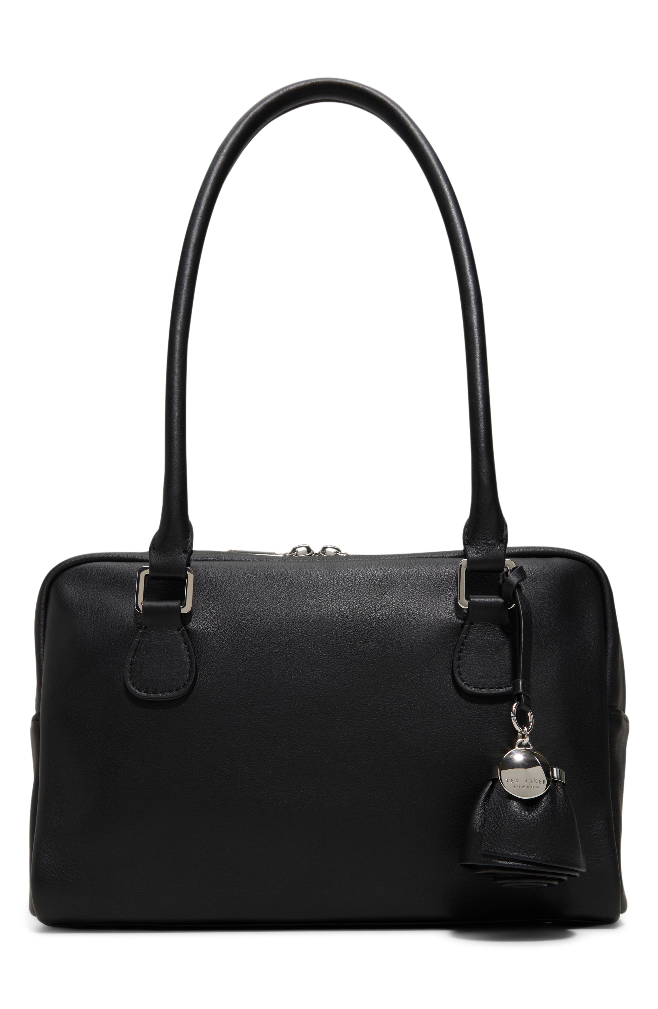 Elanie Leather Top Handle Bag