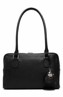 Elanie Leather Top Handle Bag