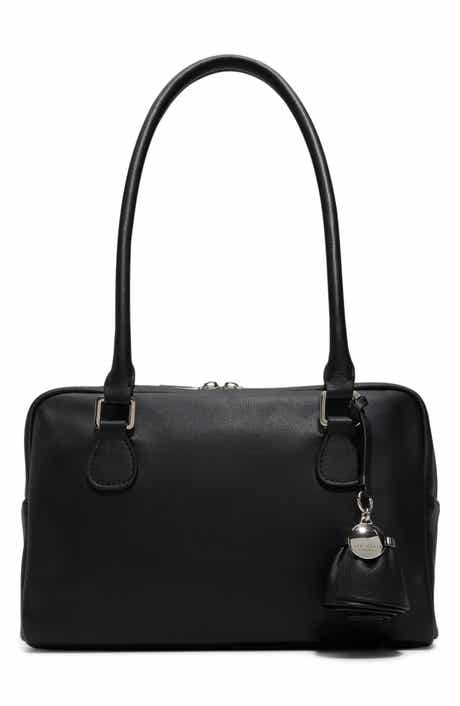 Elanie Leather Top Handle Bag