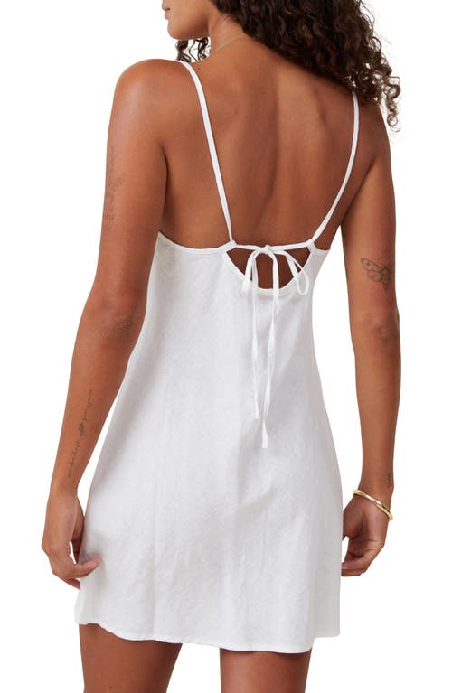 Cotton On Haven V-neck Minidress In White