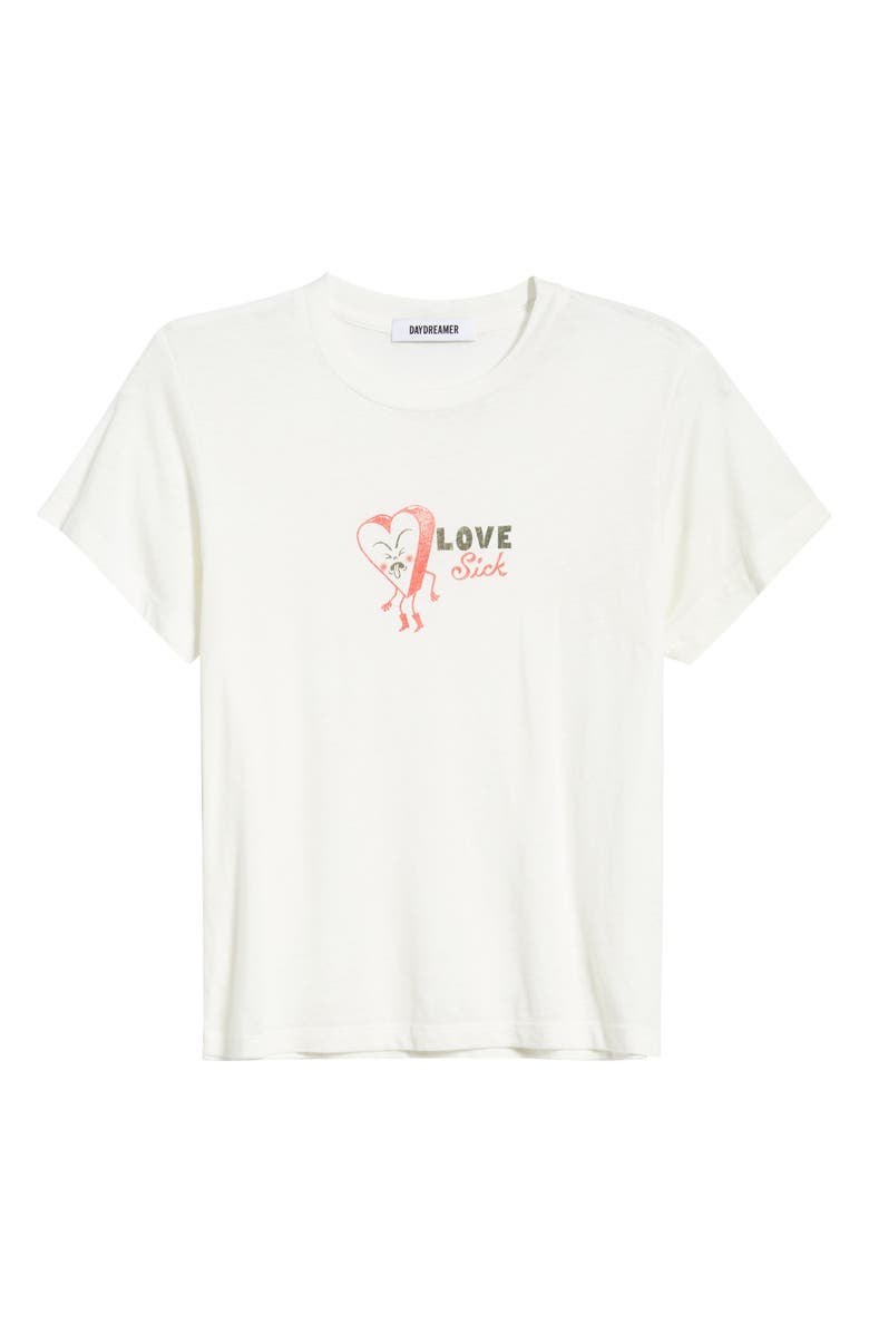 Daydreamer Love Sick Cotton Blend Graphic T-Shirt, Alternate, color, Vintage White