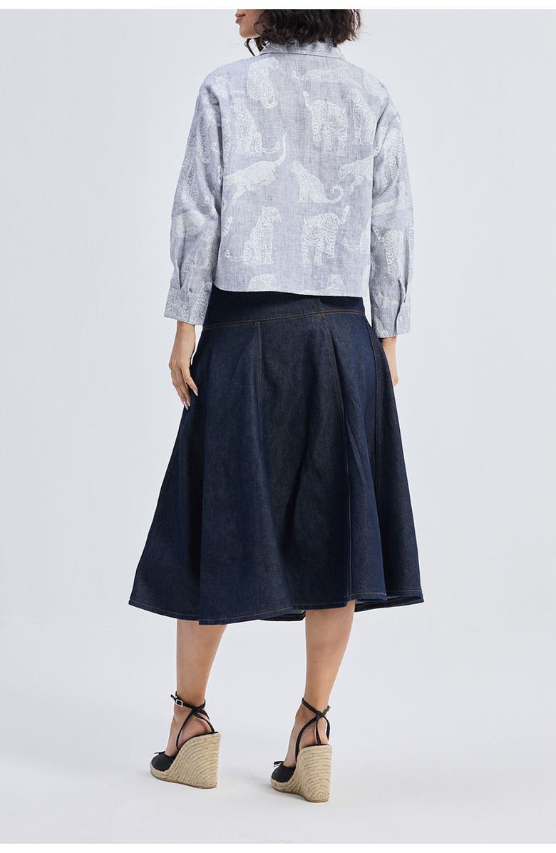 Reistor Oversized Boxy-Fit Shirt, Alternate, color, Silver