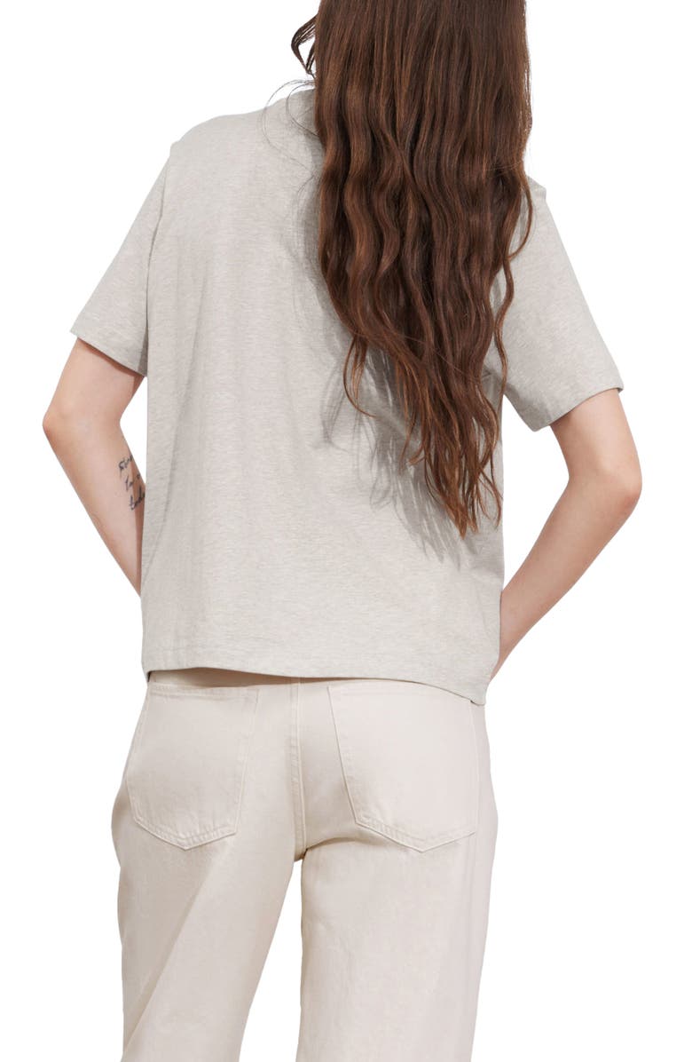 & Other Stories Crewneck T-Shirt, Alternate, color, Beige Melange