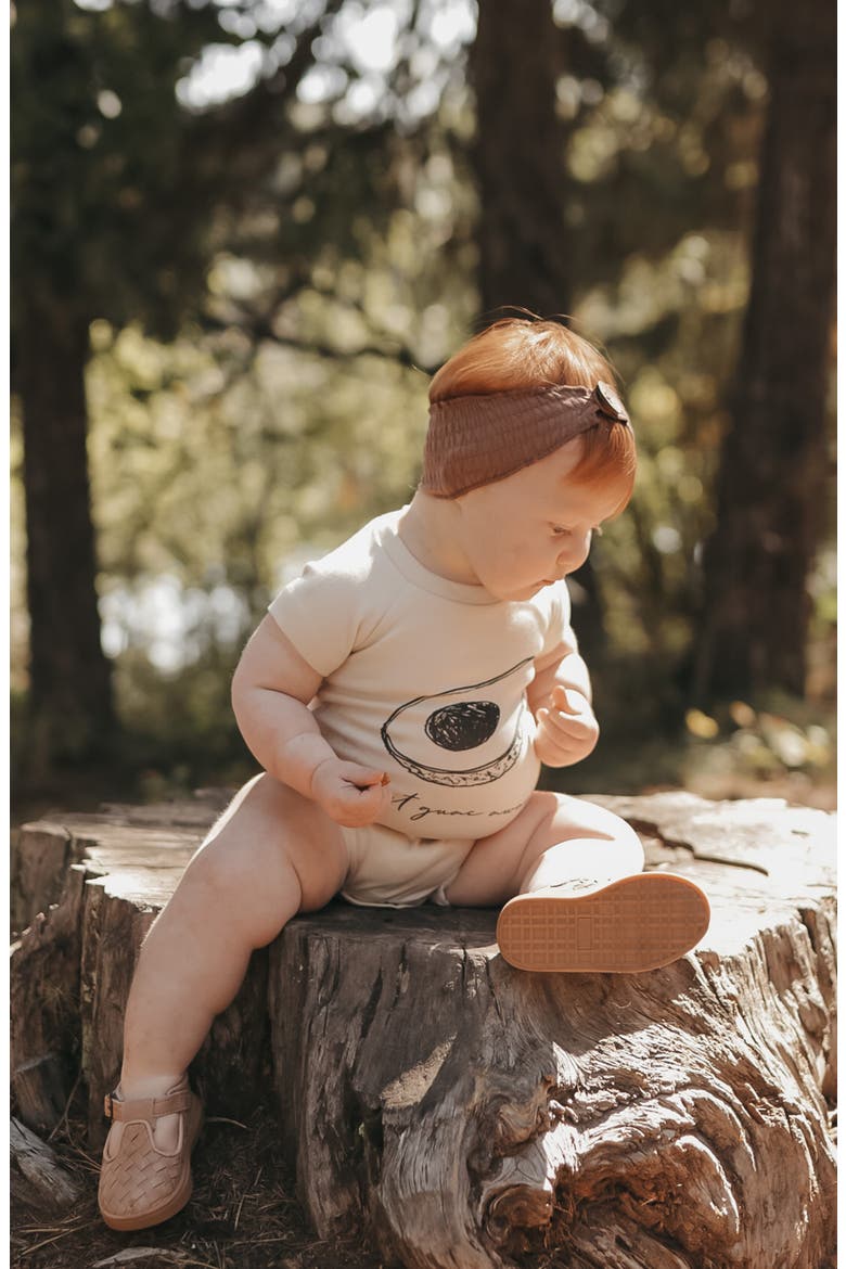 Organic Cotton Graphic Bodysuit, Alternate, color, STONE AVOCADO