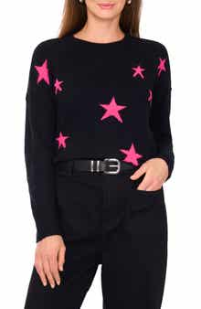 Vince Camuto Star Crewneck Sweater