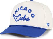 '47 Men's '47 Natural/Royal Chicago Cubs Rope Script Hitch Adjustable Hat