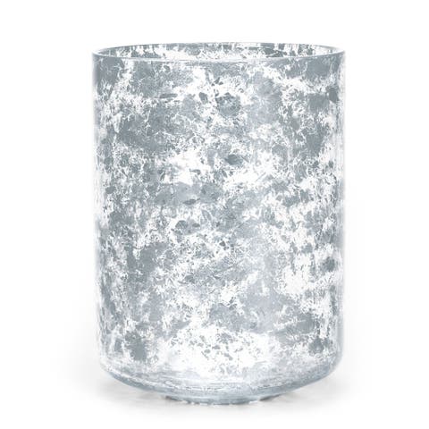 Lydia Silver Waste Basket