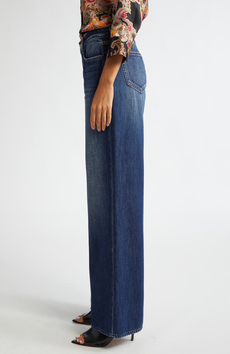 L'AGENCE Alicent High Waist Wide Leg Jeans, Alternate, color,