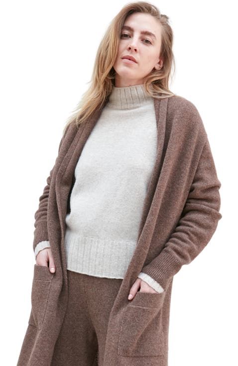 Longline Lambswool Cardigan