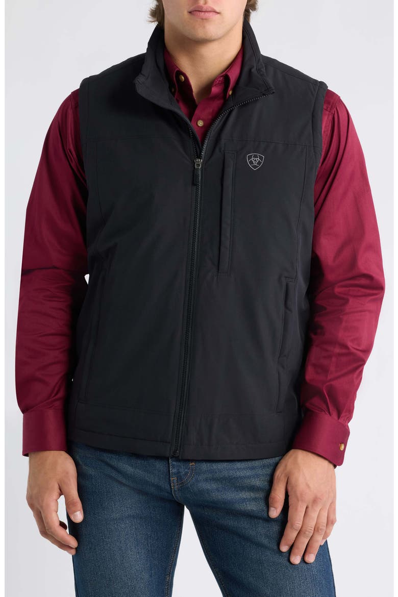 Pioneer StretchShell Vest, Alternate, color, BLACK
