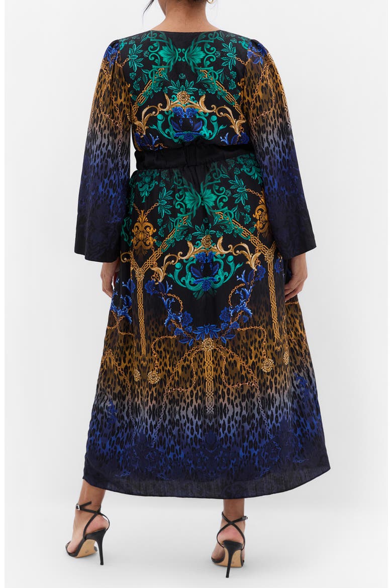 Ayanna Long Sleeve Maxi Dress, Alternate, color, DECADENCE