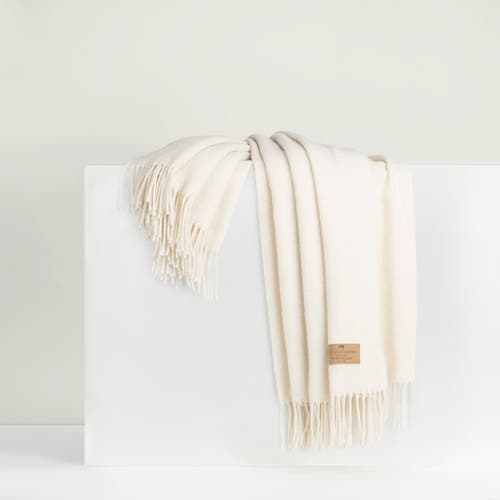 Lands Downunder Juno Cashmere Throw In Sand