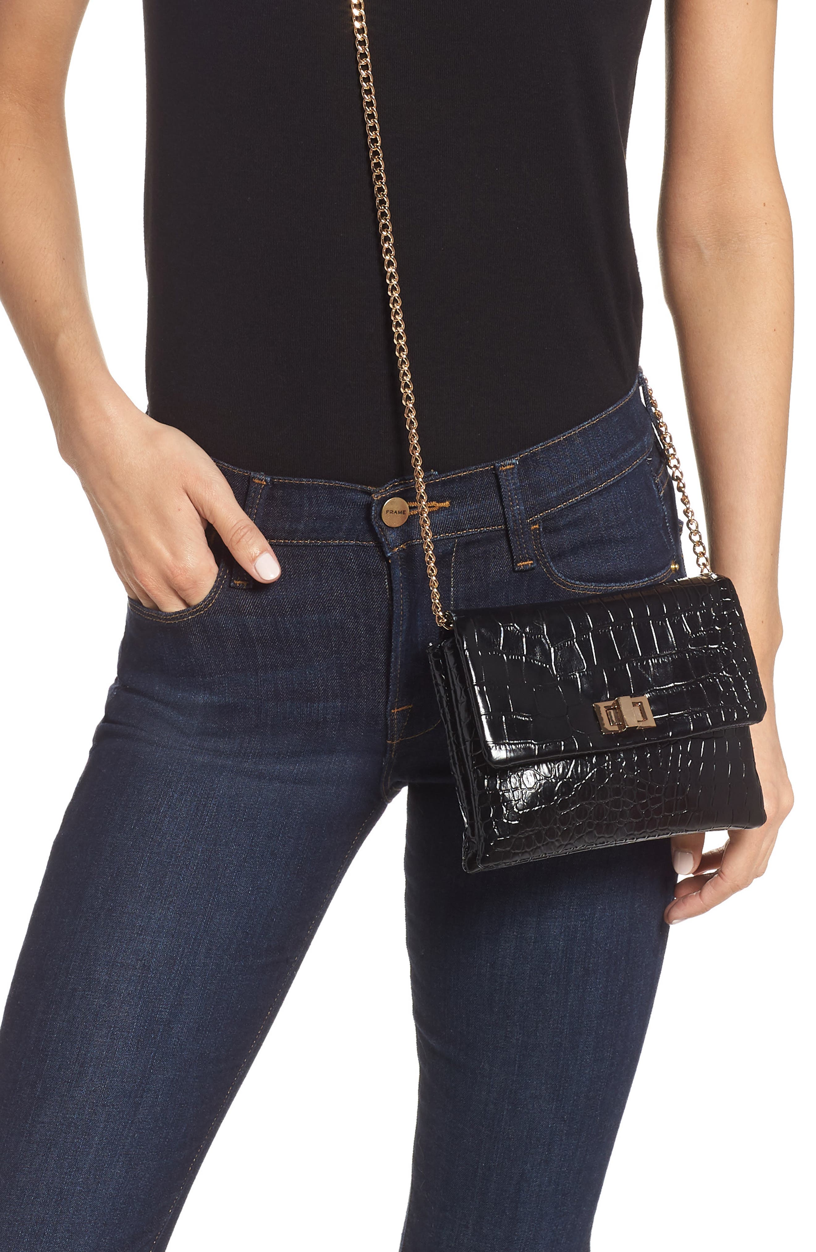 Mali + Lili Aria Convertible Vegan Leather Belt Bag, Alternate, color, 