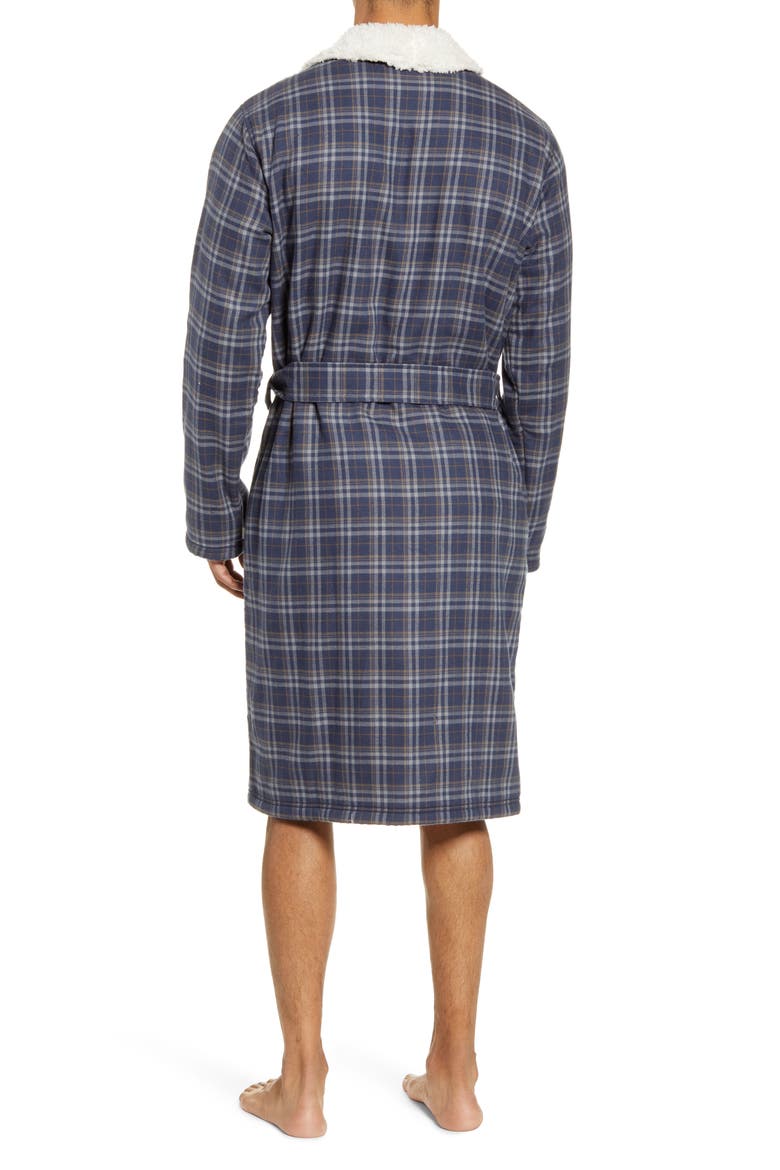 Kalib Robe, Alternate, color, NAVY PLAID
