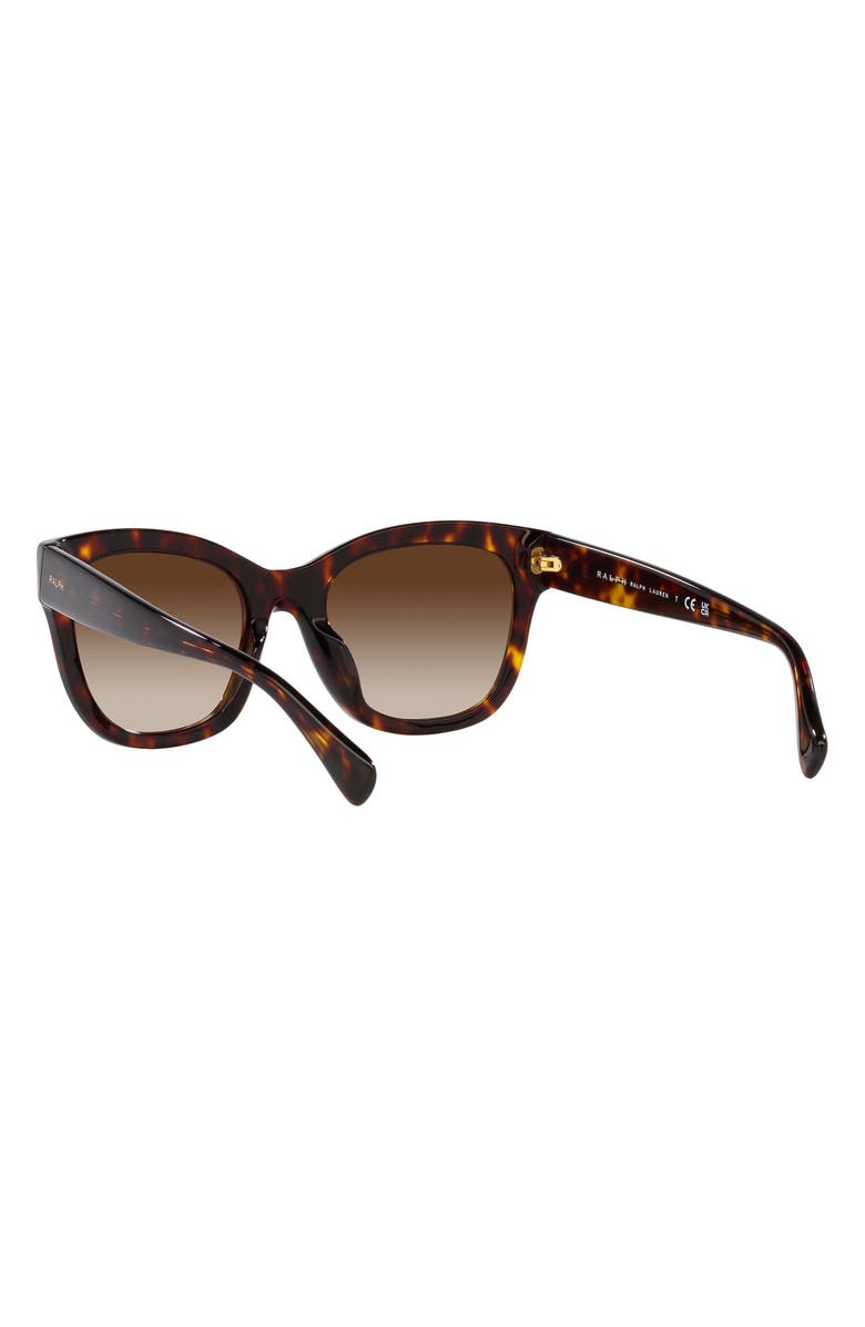 RALPH 52mm Gradient Oval Sunglasses, Alternate, color, Shiny Hava