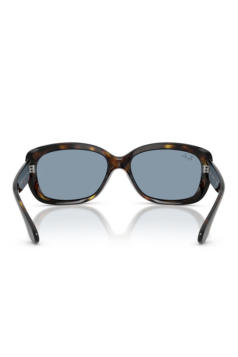 Jackie Ohh 58mm Cat Eye Sunglasses, Alternate, color, LIGHT HAVANA / BLUE