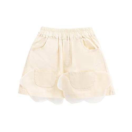 Mimi Tutu Mauve Cream Sequin Shorts Set In Pink