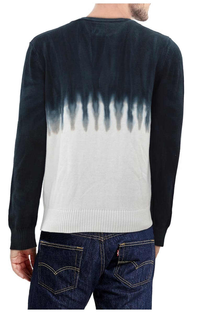 XRAY Drip Tie Dye Crew Neck Sweater, Alternate, color,