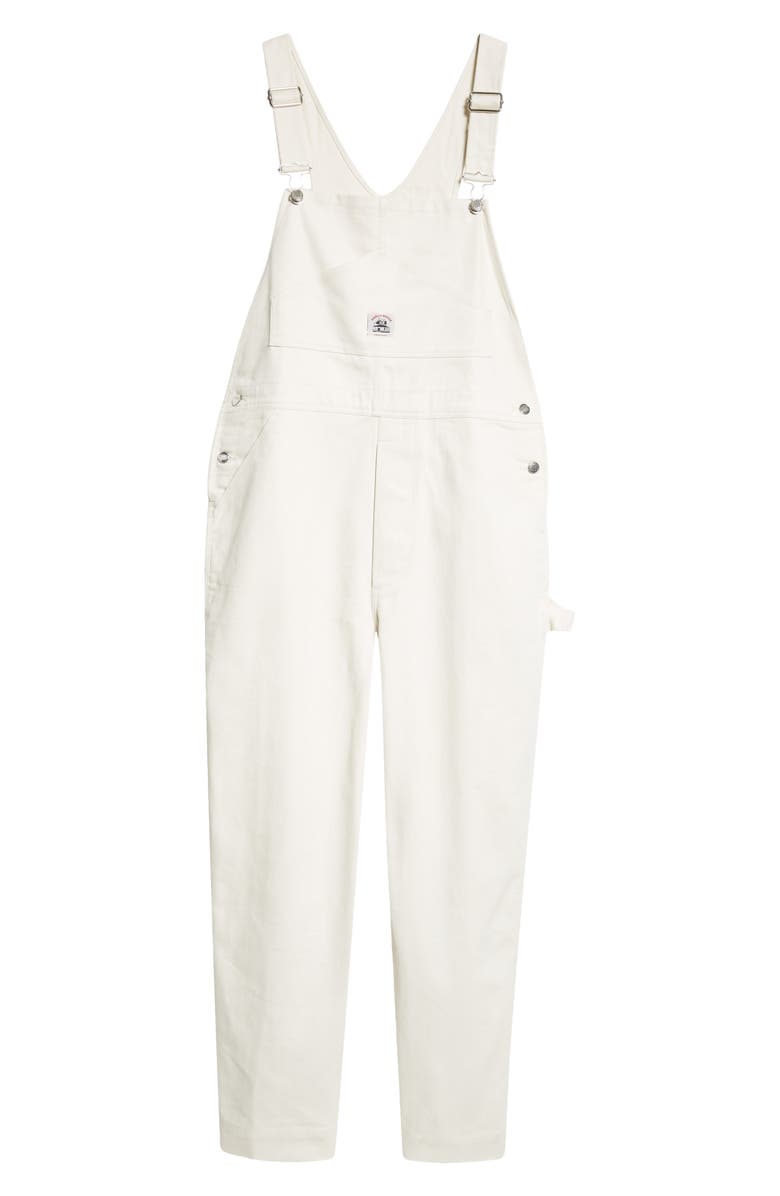 Bode Knolly Brook Overalls, Alternate, color, White