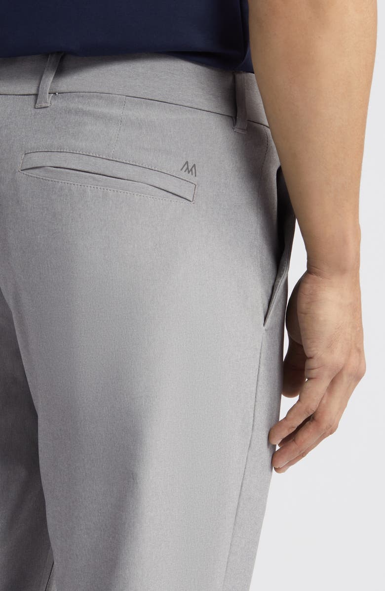 Mizzen+Main Helmsman Flat Front Chinos, Alternate, color, Silver Filigree Heather