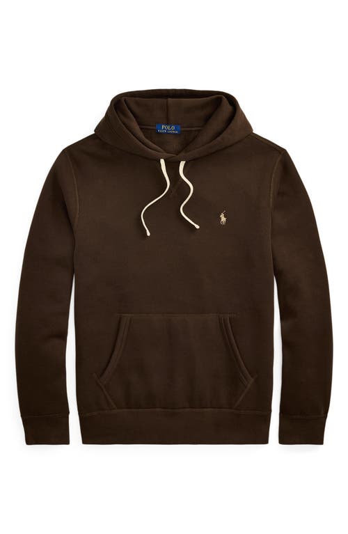 Polo Ralph Lauren Relaxed Fit Brown Sweatshirt With Embroidered Logo In Brown