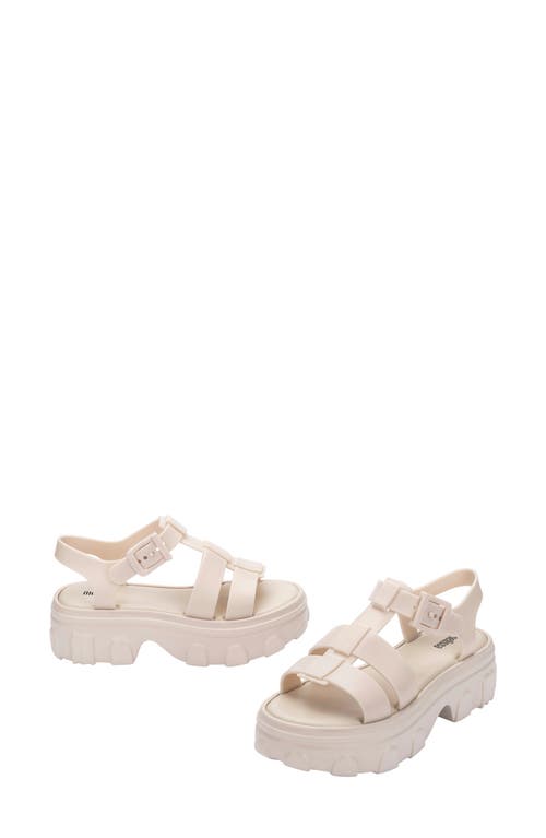 Melissa Ella Platform Sandal In Beige, Women's At Urban Outfitters In Beige