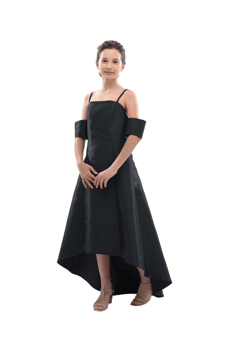Tulleen Bexley Dress, Alternate, color, Black