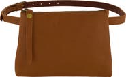 Frye Zip Top Leather Belt Bag