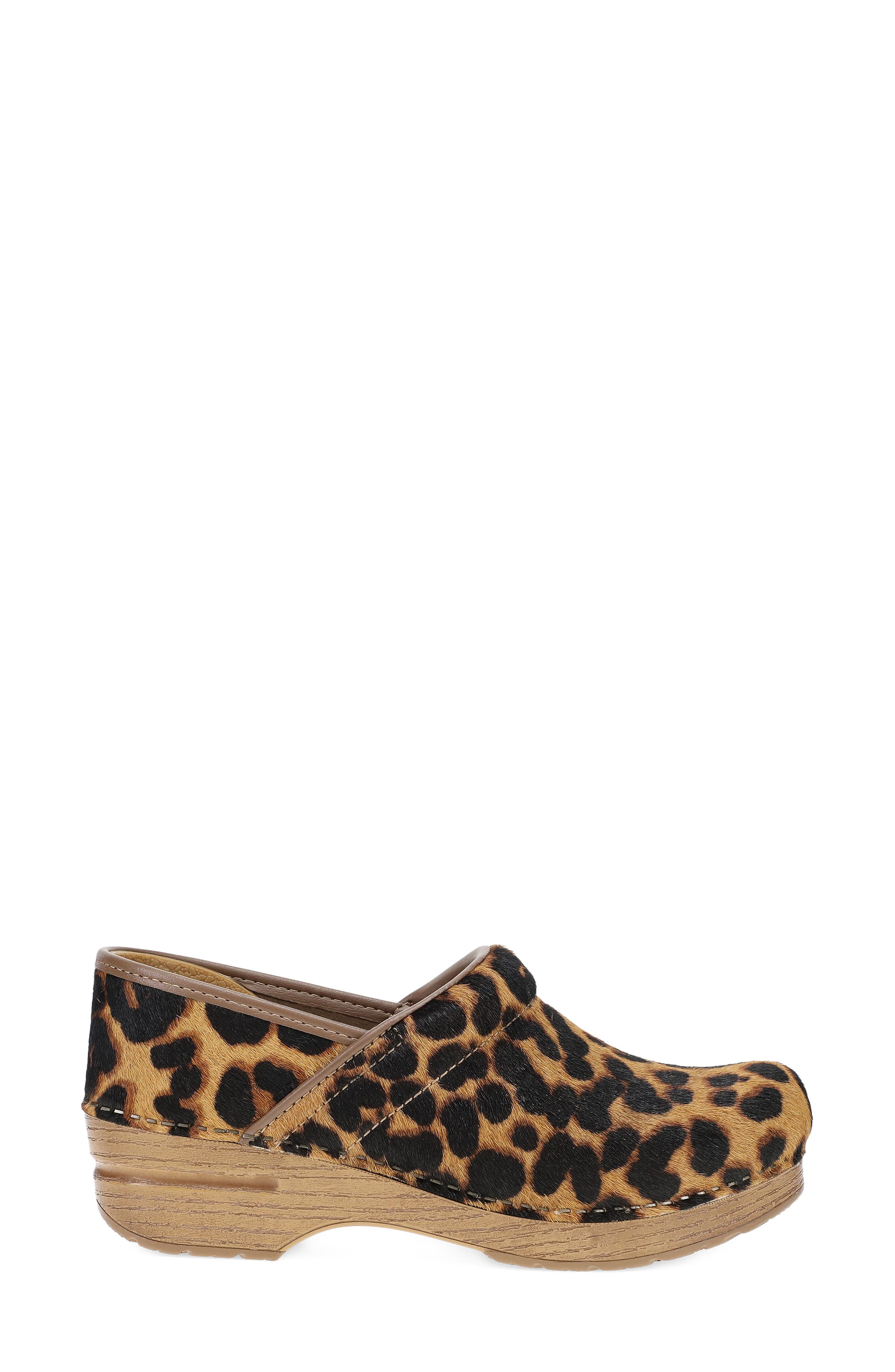 Professional Clog, Alternate, color, LEO HAIRCALF