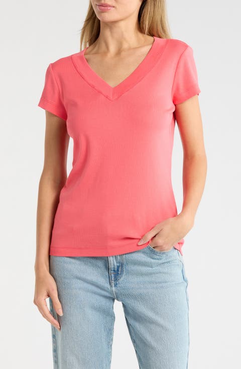 V-Neck Short Sleeve T-Shirt