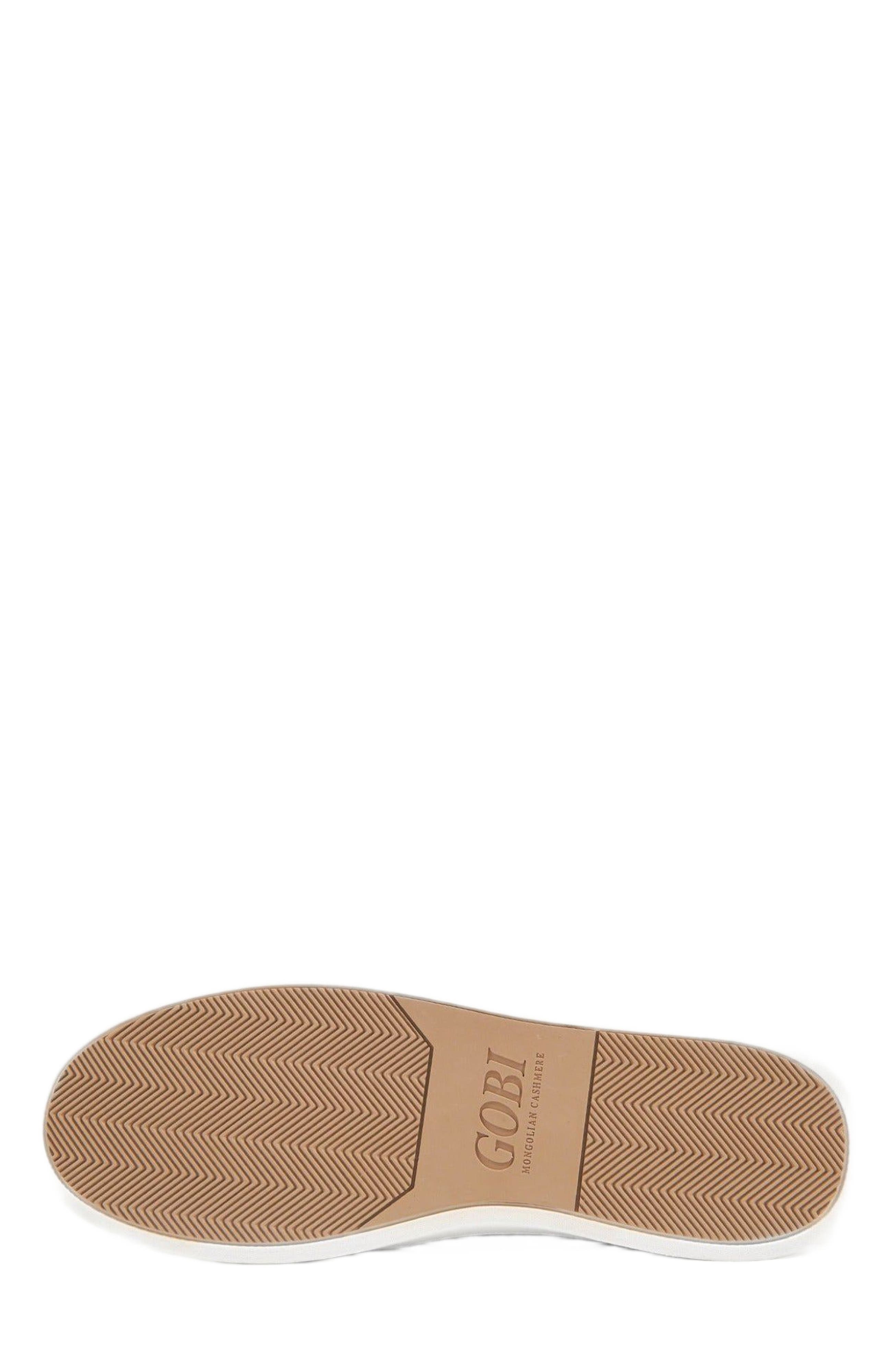 Cashmere Low Ankle Sneakers, Alternate, color, stone gray