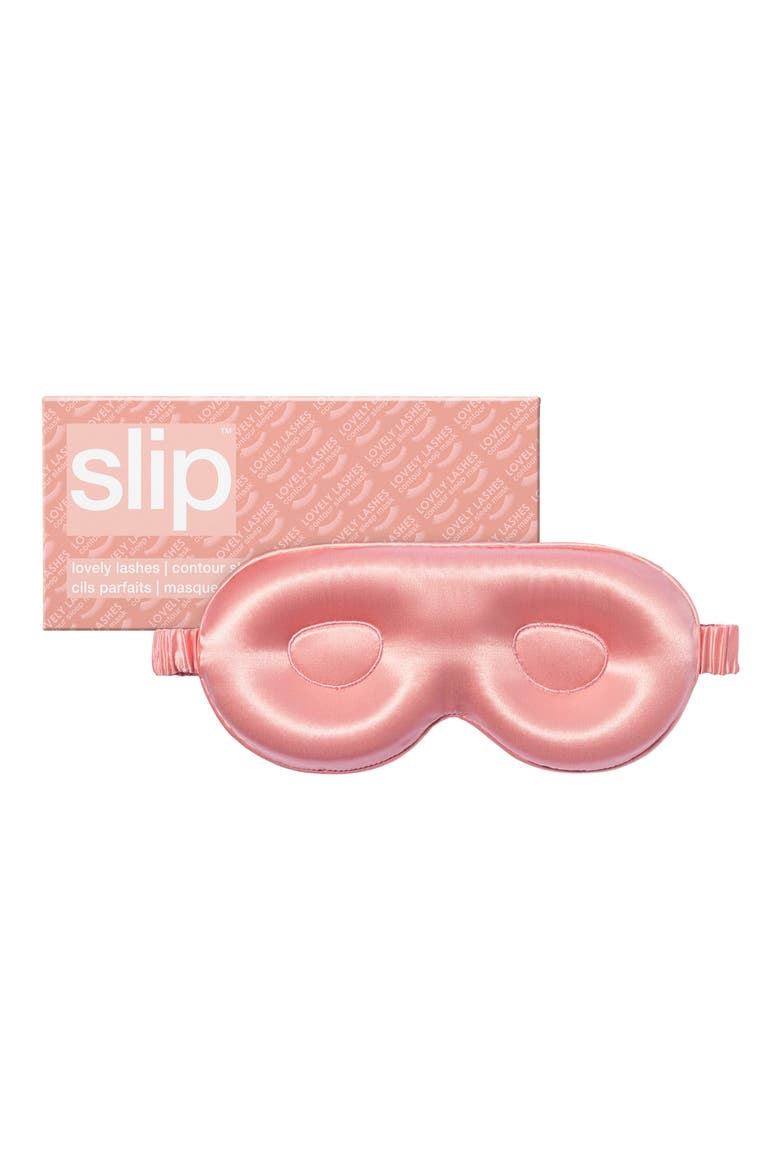 Lovely Lashes Pure Silk Contour Sleep Mask, Main, color, ROSE