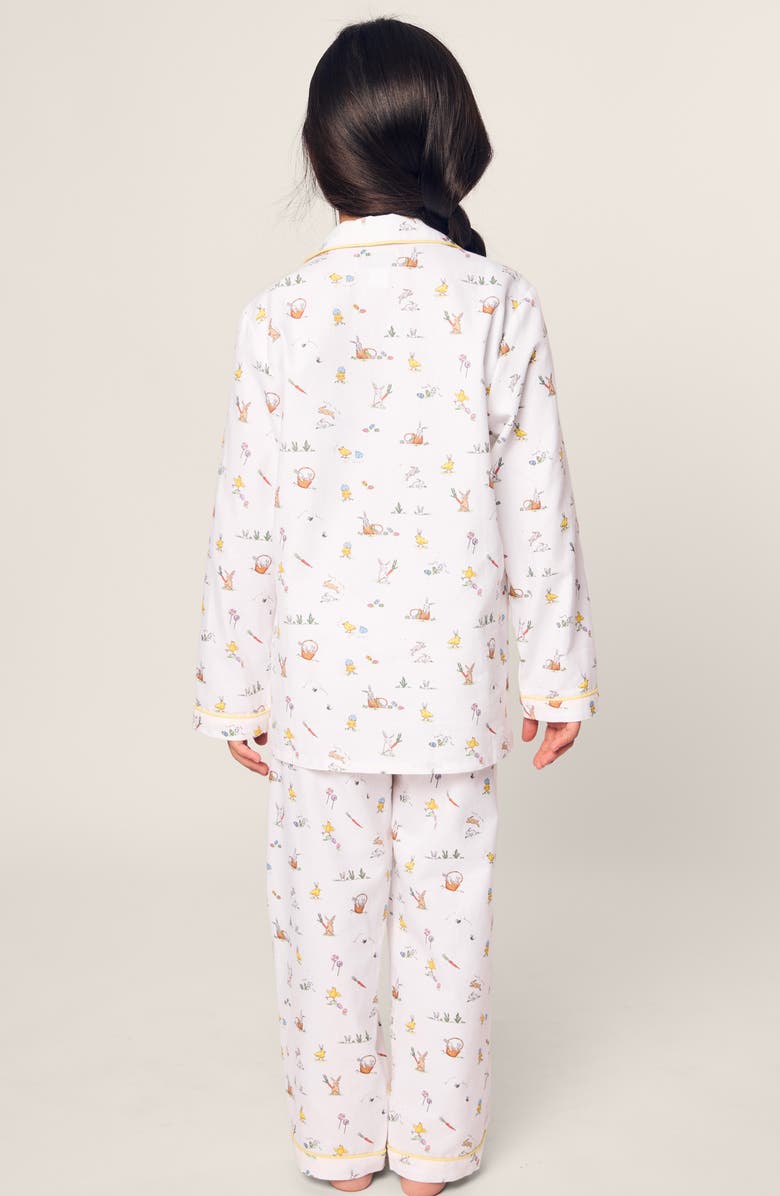Petite Plume Kids' Easter Print Cotton Blend Twill Two-Piece Pajamas, Alternate, color, 