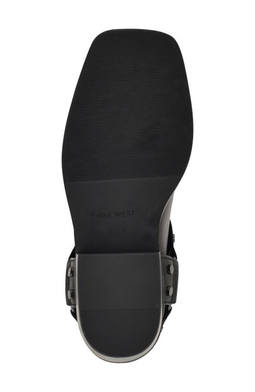 Nine West Women's Fawsta Tall Square Toe Boots In Black