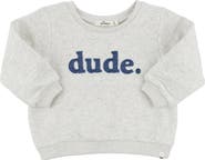 oh baby! "Dude" Denim Applique Brooklyn Boxy