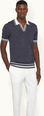 Orlebar Brown Horton Tipping Tailored-Fit Polo Shirt