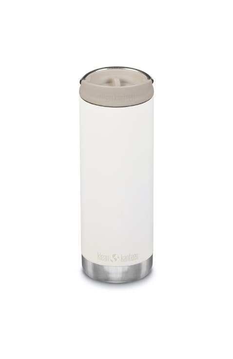 TKWide Insulated Coffee Tumbler with Cafe Cap - Stainless Steel Water Bottle & Thermal Tumbler - 16 oz