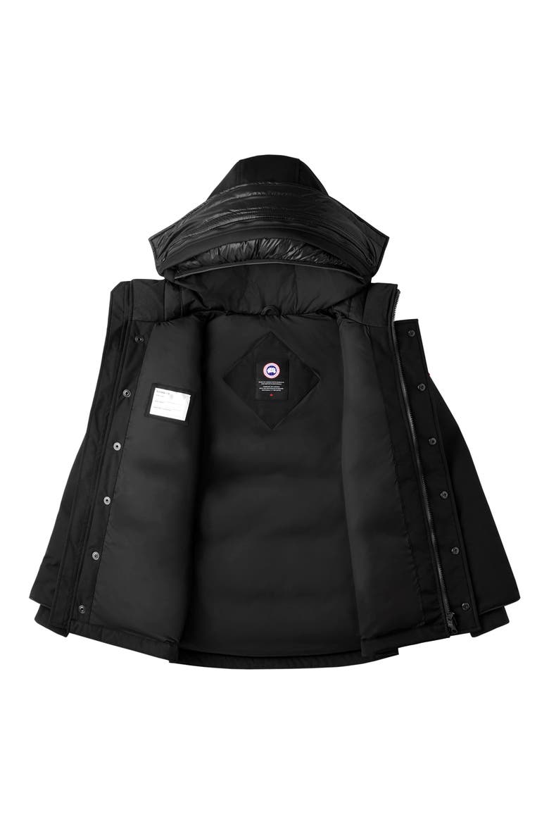 Kids' Logan Hooded 625 Fill Power Down Parka, Alternate, color, BLACK - NOIR