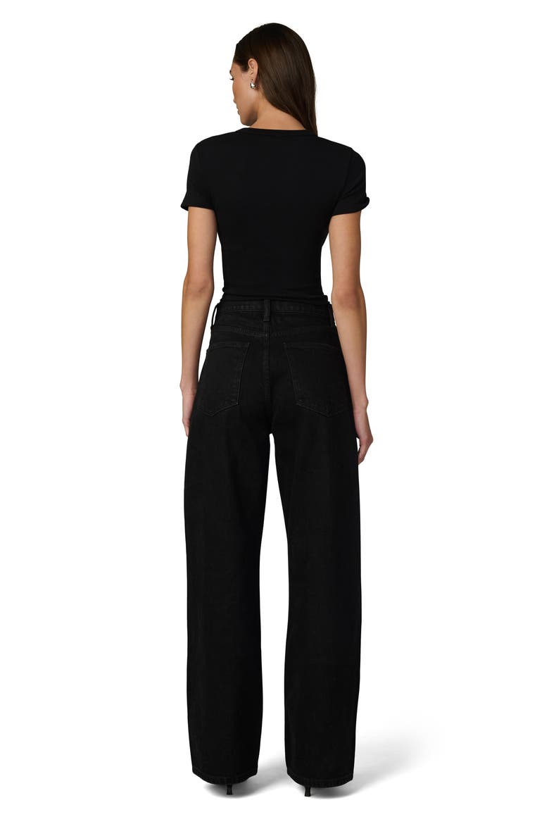The Harlowe Stone Embellished High Waist Wide Leg Jeans, Alternate, color, CONSTELLATION