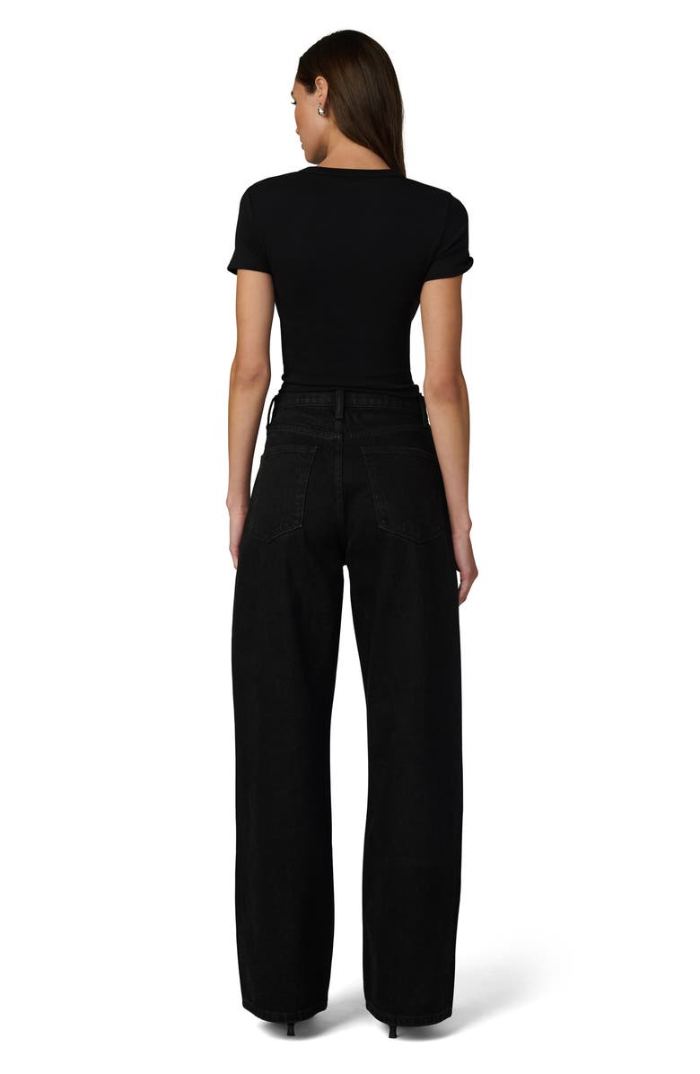 Joe's Jeans The Harlowe Stone Embellished High Waist Wide Leg Jeans, Alternate, color, Constellation