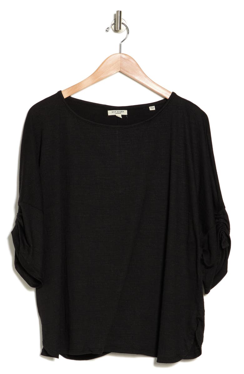MAX STUDIO Cinched Sleeve Top, Alternate, color, 